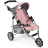 BAYER CHIC 2000 Jogging-Buggy LOLA Melange Grau-rosa -Kinderwagen Shop bayer chic 2000 jogging buggy lola melange grau rosa a271292