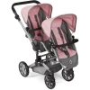 BAYER CHIC 2000 Puppenwagen Linus Duo, Melange Grau/rosa -Kinderwagen Shop bayer chic 2000 puppenwagen linus duo melange grau rosa a359593