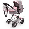 Bayer Design Kombi-Puppenwagen Neo Vario Grau/rosa, Mit Schmetterling -Kinderwagen Shop bayer design kombi puppenwagen neo vario grau rosa mit schmetterling a313421