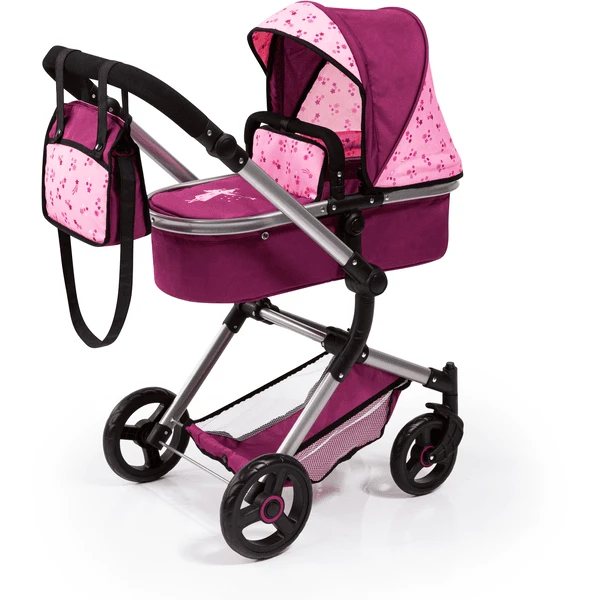 Bayer Design Kombi-Puppenwagen Neo Vario Pflaume, Mit Fee 3 Bayer Design Kombi-Puppenwagen Neo Vario Pflaume, Mit Fee