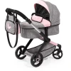 Bayer Design Kombi-Puppenwagen Xeo Grau/Rosa -Kinderwagen Shop bayer design kombi puppenwagen xeo grau rosa a372066