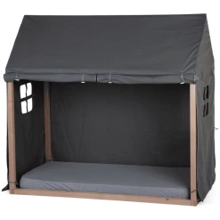 CHILDHOME Bezug Tipi Hausrahmen Steingrau 70 X 140 Cm