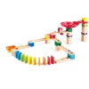 Hape Zweispurige Murmelbahn Mit Domino -Kinderwagen Shop hape zweispurige murmelbahn mit domino a390063