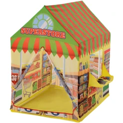 HOMCOM Supermarkt-Spielzelt Bunt