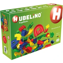 HUBELINO® Kugelbahn - 128-teiliges Bahnelemente-Set