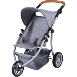 Knorr Toys® Puppenbuggy Jogger Lio - Stone Brown