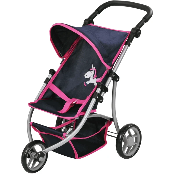 Knorr Toys® Puppenbuggy Jogger Lio - "UMA. Das Einhorn Blue" Blau 3 Knorr Toys® Puppenbuggy Jogger Lio - "UMA. Das Einhorn Blue" Blau