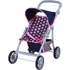 Knorr Toys® Puppenbuggy Liba - "Pink Hearts" Blau -Kinderwagen Shop knorr toys puppenbuggy liba pink hearts blau a384928