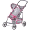 Knorr Toys® Puppenbuggy Liba - "Star Grey" Grau