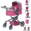 Knorr Toys® Puppenwagen Boonk - "berry" Rosa