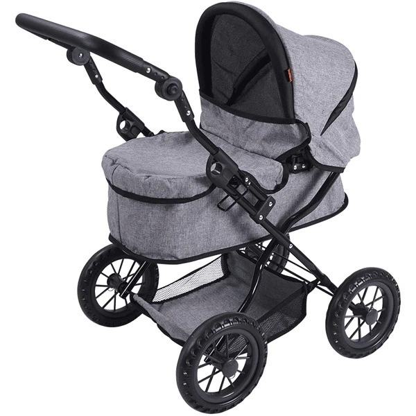 Knorr Toys® Puppenwagen First - "stone Black" Grau 3 Knorr Toys® Puppenwagen First - "stone Black" Grau
