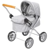 Knorr Toys® Puppenwagen Mini Lili - "stone Brown" Grau