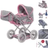 Knorr Toys® Puppenwagen Ruby - "Star Grey" Grau -Kinderwagen Shop knorr toys puppenwagen ruby star grey grau a400157