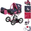 Knorr Toys® Puppenwagen Ruby - "UMA.Das Einhorn" Blue Rosa -Kinderwagen Shop knorr toys puppenwagen ruby uma das einhorn blue rosa a415169