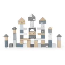 Label Label Label-Label - Holzklötze 50 Stück - Blau