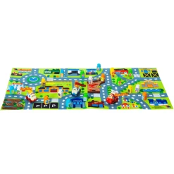 MOLTO Baustein Spielset Mit 3 Fahrzeugen Und Matte