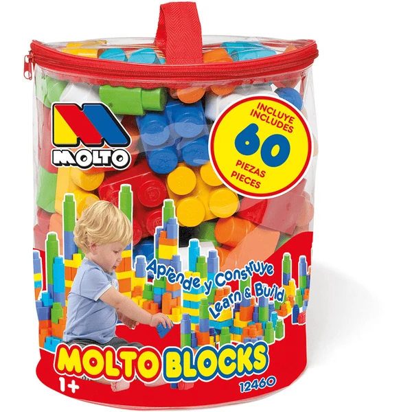 MOLTO Baustein Tasche Mit 60 Steinen 3 MOLTO Baustein Tasche Mit 60 Steinen
