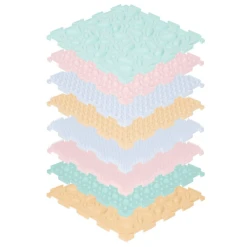 Montessori® Sensomotorik-Matte-Set Aus 8 Elementen Mehrfarbig