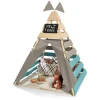 MUDDY BUDDY® Outdoor Tipi "Dreamer", Natur-warmgrau-petrolblau 1 MUDDY BUDDY® Outdoor Tipi "Dreamer", Natur-warmgrau-petrolblau -Kinderwagen Shop muddy buddy outdoor tipi dreamer natur warmgrau petrolblau a412375