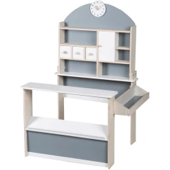 Roba Verkaufsstand Holz Natur, Lackiert