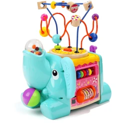 TopBright Toys® 5 In 1 Motorikwürfel Elefant